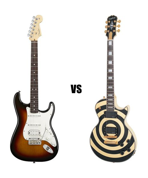 Czym różni się Stratocaster od Les Paula?